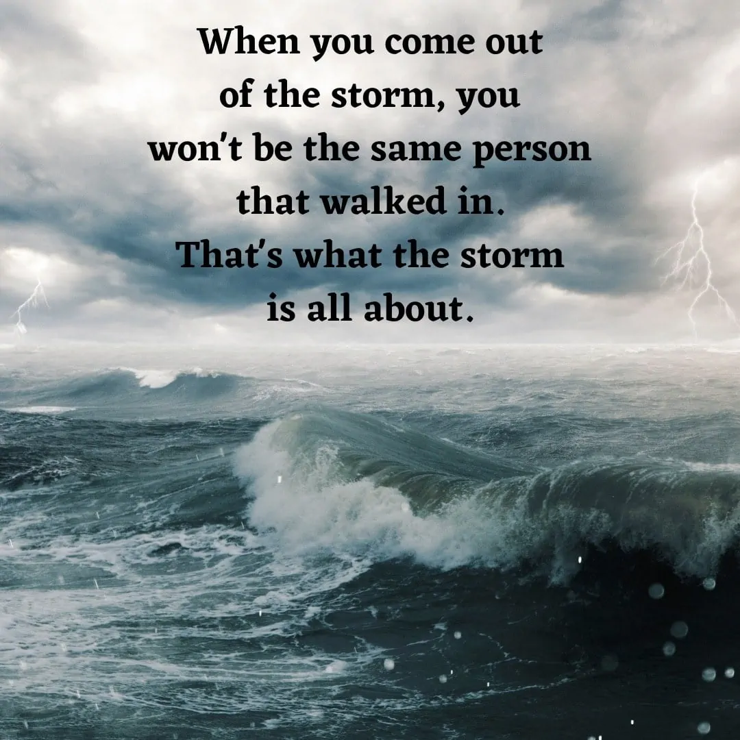 ocean waves with quote