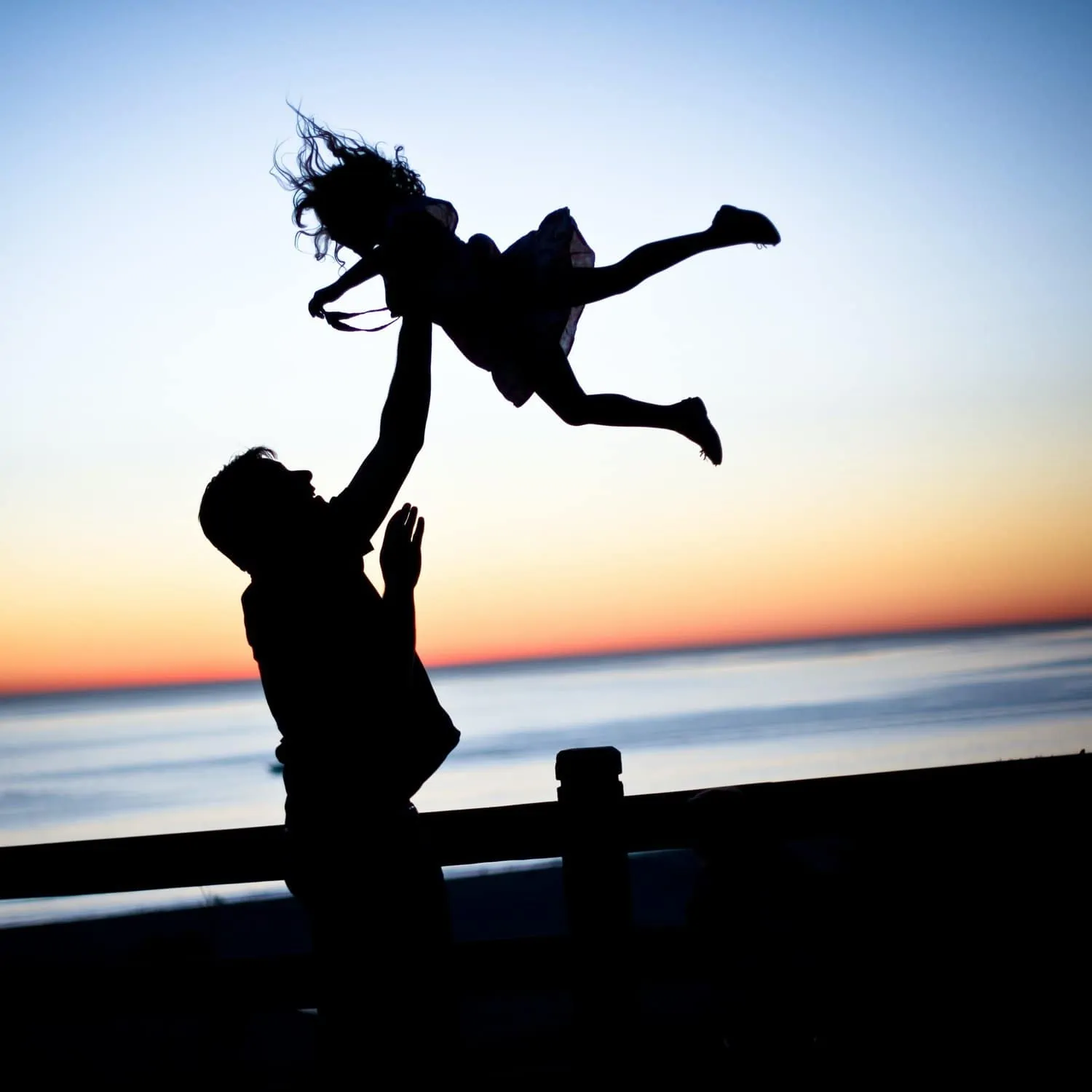 It takes trust for this father to throw his daughter