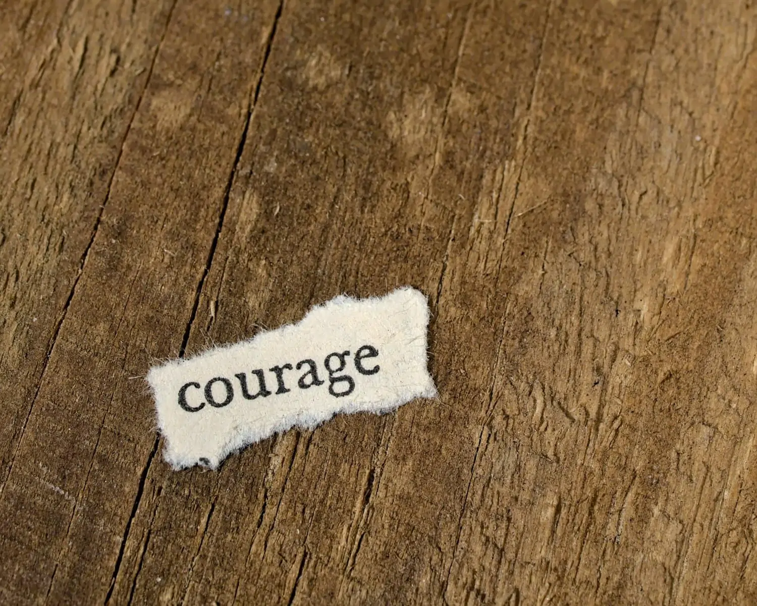 Courage is important for vulnerability
